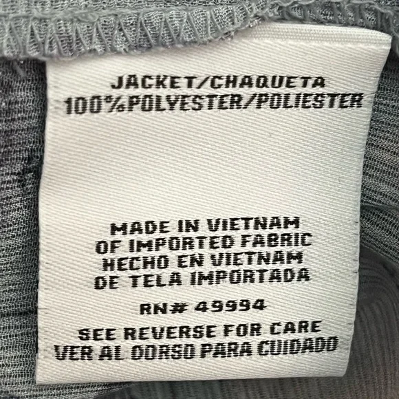 R&M Richards blue purple 2 piece long formal dress with jacket. Size 14. NWT. - Picture 13 of 16